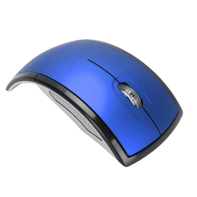 Ratón Inalámbrico Plegable, Indicador de Eficiencia Energética de ratón ergonómico de CompuTADORA CON receptor para laptop