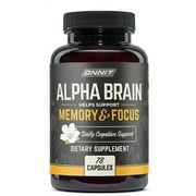 ONNIT Alpha BRAIN Premium Nootropic Brain Health Supplement, 78 Count