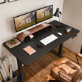 thumbnail image 4 of FlexiSpot 55"x28" Black Home Office Height Adjustable Standing Desk Whole-piece Desktop Computer Desk, 4 of 8