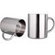 thumbnail image 1 of Tea Cup Stainless Steel Double Layer Cup 300ml Drinking Tea Coffee Hot Soup, 1 of 5