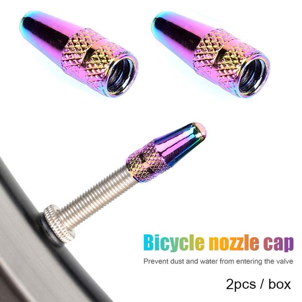 Bicicleta Tapa de válvula de neumático de bicicleta, 2 uds., cubiertas de vástago de rueda de neumático de válvula Presta de bicicleta de carretera Ehuebsd Para Eestrenar