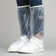 thumbnail image 3 of Shoe Cover under $5! Xqxayjr Rainproof Shoe Covers for Outdoor, Waterproof PVC Boot Covers for Cycling and Walking, High Top Rain Boots for Wet Weather, 3 of 3