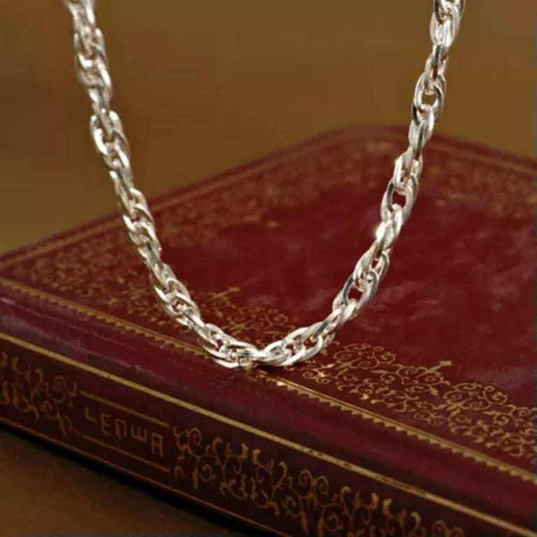 K-KED New Arrival Pure S999 Sterling Silver Chain Lucky Men Women