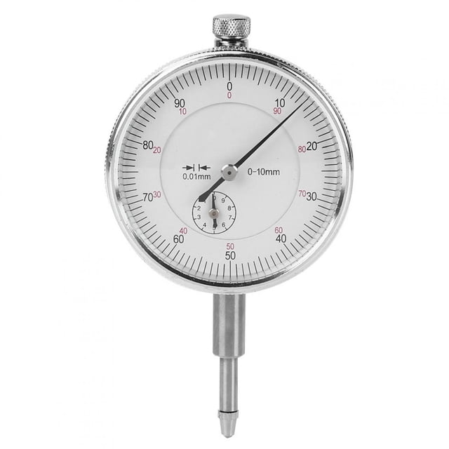 Indicador de cuadrante - Aleación de aluminio de alta precisión 0-10MM / 0.01MM Indicador de cuadrante Herramienta de medición manual