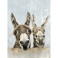 thumbnail image 2 of Perejogina, Dina 25x32 Gold Ornate Wood Framed with Double Matting Museum Art Print Titled - The Donkeys, 2 of 4