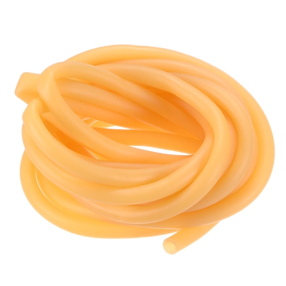 5 Meter Length Natural Latex Rubber Tubing, 6x10mm(IDxOD) Rubber Tube Hose, Yellow