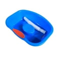 thumbnail image 1 of Yinanstore Bassin de Lavage de Cheveux pour Lit, avec Tuyau de Vidange Réglable - Bleu, 1 of 8