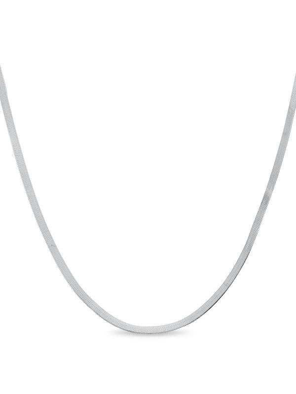 925 STERLING SILVER ITALY 20" Necklace 6mm CHAIN THICK HERRINGBONE MEN FEMALE 