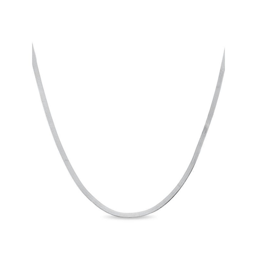 Forever New Sterling Silver Herringbone Chain Necklace 18 inches