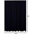 thumbnail image 5 of 8 Ft Premier Drape Panel for use with Pipe and Drape System, 95 x 60, 4 Rod Pockets, White, 5 of 6