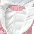 thumbnail image 6 of Baby Toddler Girls Boys Winter Hooded Romper Snowsuit Booties Cotton Jumpsuit Outfits Pink A 9-12 Months, 6 of 6