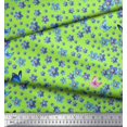 thumbnail image 3 of Soimoi Cotton Duck Fabric Butterfly & Flower Printed Fabric 1 Yard 42 Inch Wide, 3 of 3