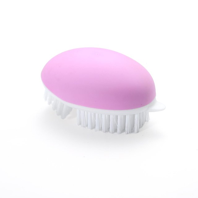 Cepillo multifuncional para verduras, cepillo para patatas y cepillo para frutas, color rosa