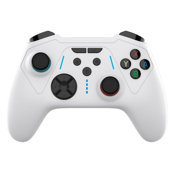 Wireless Controller for Nintendo Switch 2/Switch/PC/Android/iOS(13.5 or later), Switch 2 Bluetooth Controller with Dual Vibration/6-Axis Gyro Sensor/Programmable (White)