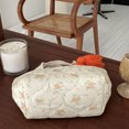 thumbnail image 4 of 220516 Almuerzo Acolchada Almuerzo Aislada Almacenamiento Momia Picnic Almuerzo Aislada Bolso (beige) Peonía Albaricoque, 4 of 9