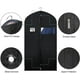 thumbnail image 2 of 5Pack Garment Bags for Storage Travel Nonwoven Fabric Dress Bag Suit Bag Garment Bag with 2 Large Mesh Pockets 60*130cm, 2 of 3