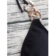 thumbnail image 4 of Chain Detail Bikini Swimsuit Set (L, Black), 4 of 6