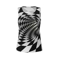 thumbnail image 4 of Haiem 3D Vortex Illusion Workout Tank Tops for Women, Athletic Sports Slim-Fit Tank Tops, Compression Sleeveless Dry Fit Shirts,Athletic Shirt-Medium, 4 of 9