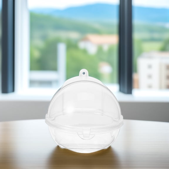 Soimiss Practical Hanging Bird Bath Basin for Small Birds Lightweight Plastic Parakeet Bath