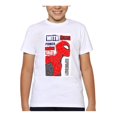 thumbnail image 1 of Playera Spiderman Talla 14 Manga Corta con Estampado Frontal Blanco, 1 of 3