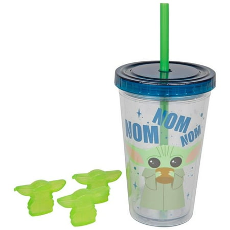 

Star Wars The Mandalorian Nom Nom Nom 12oz Cup with Lid and Straw