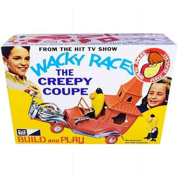 The Creepy Coupe with Big & Little Gruesome Figurines Wacky Races TV Series Skill 2 Snap Model Kit 1 by 25 Scale Model for 1968