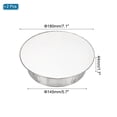 thumbnail image 2 of Uxcell Bouchon de Trou de Cheminée, 2 Pcs 150mm(6 Pouces) Étanchéité Réglable Rond en Acier Inoxydable Couvercle de Tuyau de Cheminée pour Cuisine Balcon Égout, Ton Argenté, 2 of 5