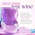 thumbnail image 2 of Dragon Glassware 16 oz Aura Stemless Wine Glasses Set of 2, 2 of 7