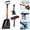 B, variant on 38" Extendable Snow Brush with Squeegee and Ice Scraper, 3-in-1 Car Snow Removal Tool with Pivoting Head and Ergonomic Grip, Emergency Snow Shovel, Efficient Winter Snow/Ice Cleaning Accessory