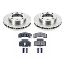 Ultimate Brakes Front Semi-Metallic Brake Pad and Rotor Kit with Hardware WM81005
