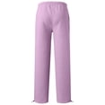 thumbnail image 6 of CPNG Girls Wide Leg Sweatpants Solid Color Elastic High Waist Baggy Casual Pants Loose Street Style Jogger Pants, 6 of 9