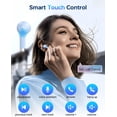 thumbnail image 4 of Audífonos Inalámbricos Bluetooth 5.4, 40 Horas de Música - Auriculares In Ear con 4 Micrófonos ENC, Sonido Estéreo Hi-Fi, Batería de Larga Duración, IPX7 Resistencia al Agua, Carga Rápida Tipo-C, 4 of 7