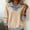 Beige, variant on YHAJDS Casual Tops Womens Tops Solid Color Lapel Denim Patchwork Button Spring Summer Cardigan