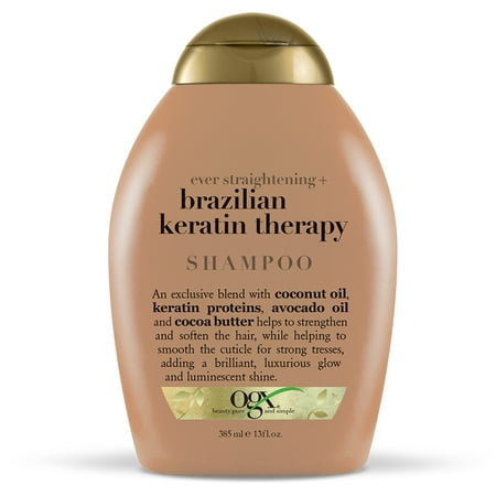 OGX Ever Straightening + Brazilian Keratin Therapy Shampoo, 13 FL