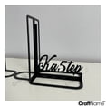 thumbnail image 3 of Craftnamesign Custom Ham Radio Metal Bookends, Ham Radio Bookshelf Decor, Book Stand, 3 of 4