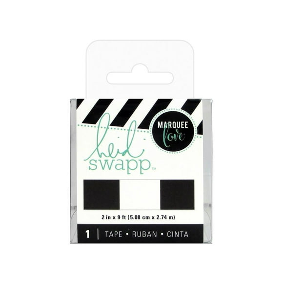 312880 AMC HSWAPP LIGHTBOX TAPE 2 STRIPE BLK WHT