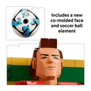 LEGO Editions Cristiano Ronaldo – Soccer Legend - Building Set for Boys & Girls, Ages 12+ Fathers Day Gift - Kids Bedroom or Shelf Decor W/ Plaque - 43016