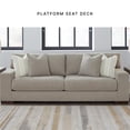 thumbnail image 4 of Signature Design by Ashley Maggie Flax Sofa with Decorative Accent Pillows, 4 of 18