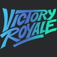 thumbnail image 2 of Women's Fortnite Victory Royale Gradient Logo Racerback Tank Top Black Heather X Large, 2 of 4