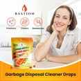 thumbnail image 3 of Garbage Disposal Cleaner and Deodorizer Drops- [[50-Count]] Orange Zest Scented Kitchen Sink Freshener Pods & Drain Odor Eliminator Disposer Care Balls, 3 of 4