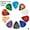 1pcs 0.46mm, variant on QHUDLV Guitar Picks Set,Assorted Thickness 0.46/0.71/0.96 mm,Colorful Music Accessories