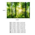 thumbnail image 2 of Póster adhesivo de bosque con efecto 3D para decoración de acuarios (61 x 41 cm), 2 of 10