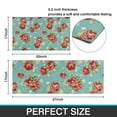 thumbnail image 7 of Pioneer Flower Floral Print Pattern Kitchen Rugs Sets Of 2,Anti Fatigue Kitchen Mat Rugs Non Slip Washable,Decorative Kitchen Floor Mats for Kitchen,Sink,Laundry,17"x30"+17"x47", 7 of 7