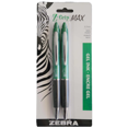 thumbnail image 1 of Zebra Z-Grip Max Gel Pens, Retractable, 0.7mm, Green Ink, 2 Pack, 1 of 1
