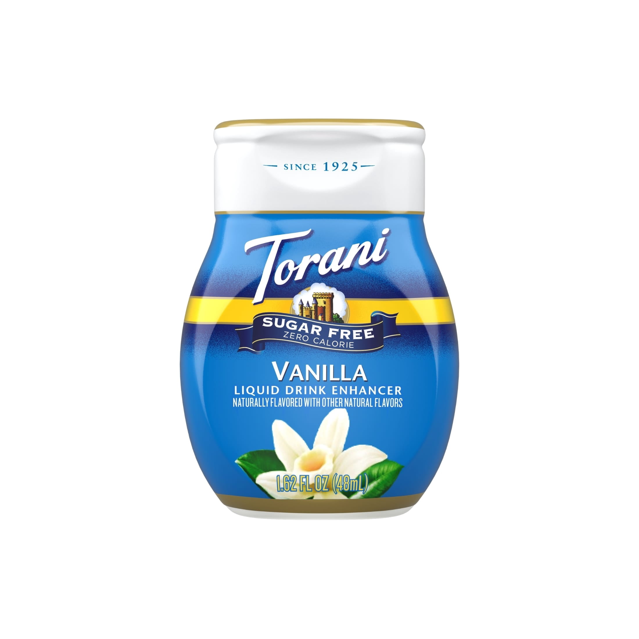 (12 pack) Torani Sugar Free Vanilla Liquid Drink Enhancer, 1.62 fl oz