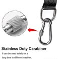 thumbnail image 5 of Tree Swing Hanging Straps Kit 2x5ft Heavy Duty Swing Hanger With Carabiners, Tree Protectors And Swivel Hook, 5 of 5