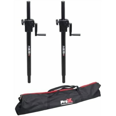 ProX T-SAACX2 PKG Dual Crank System Package Adjustable Speaker-Subwoofer Pole M20 1-3/8" diameter - from 34"-52"