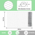 thumbnail image 2 of Malla de alambre para aves de corral Miuwauer Chicken Wire, 0,35 m x 6 m, 2 of 7