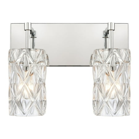 

Elk Home 14-Inch Wide Formade Crystal Vanity Light Polished Chrome