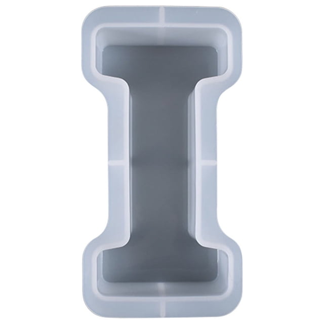 Xihbxyly Letras de Gel de Cristal para Hacer Tú Mismo, Moldes Grandes de Resina para Alfabeto, Diseño Flexible y Reutilizable, Decoración de Escritorio, Fabricación de Jabón de Cera de Vela, Decoraci